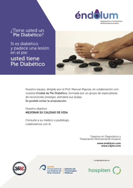 Flyer sobre Pie Diabético