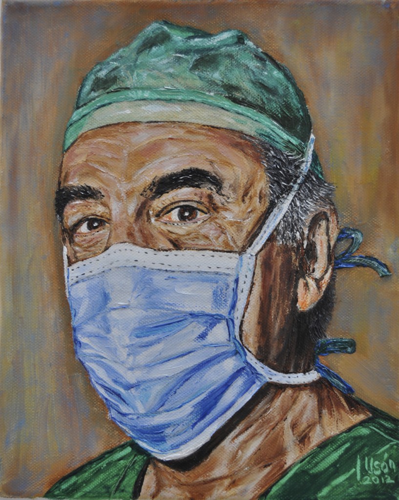 Retrato de Manuel Maynar realizado por Jesús Ussón