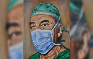 Retrato de Manuel Maynar realizado por Jesús Ussón
